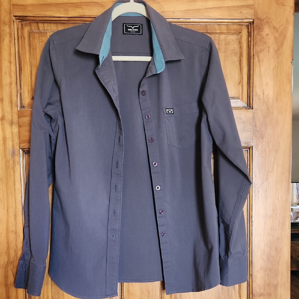 Kimes Ranch Charcoal Button-Down Shirt